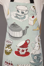 Kids chef apron with adjustable strap, front view