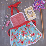 Candy design baby apron for a cake smash