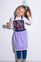 Mother and daughter matching lace aprons