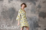 White floral robe styled on model, wedding gift