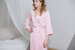 Pink kimono dressing gown, bridal gift