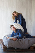 Linen robe styled, couple gift dressing gown