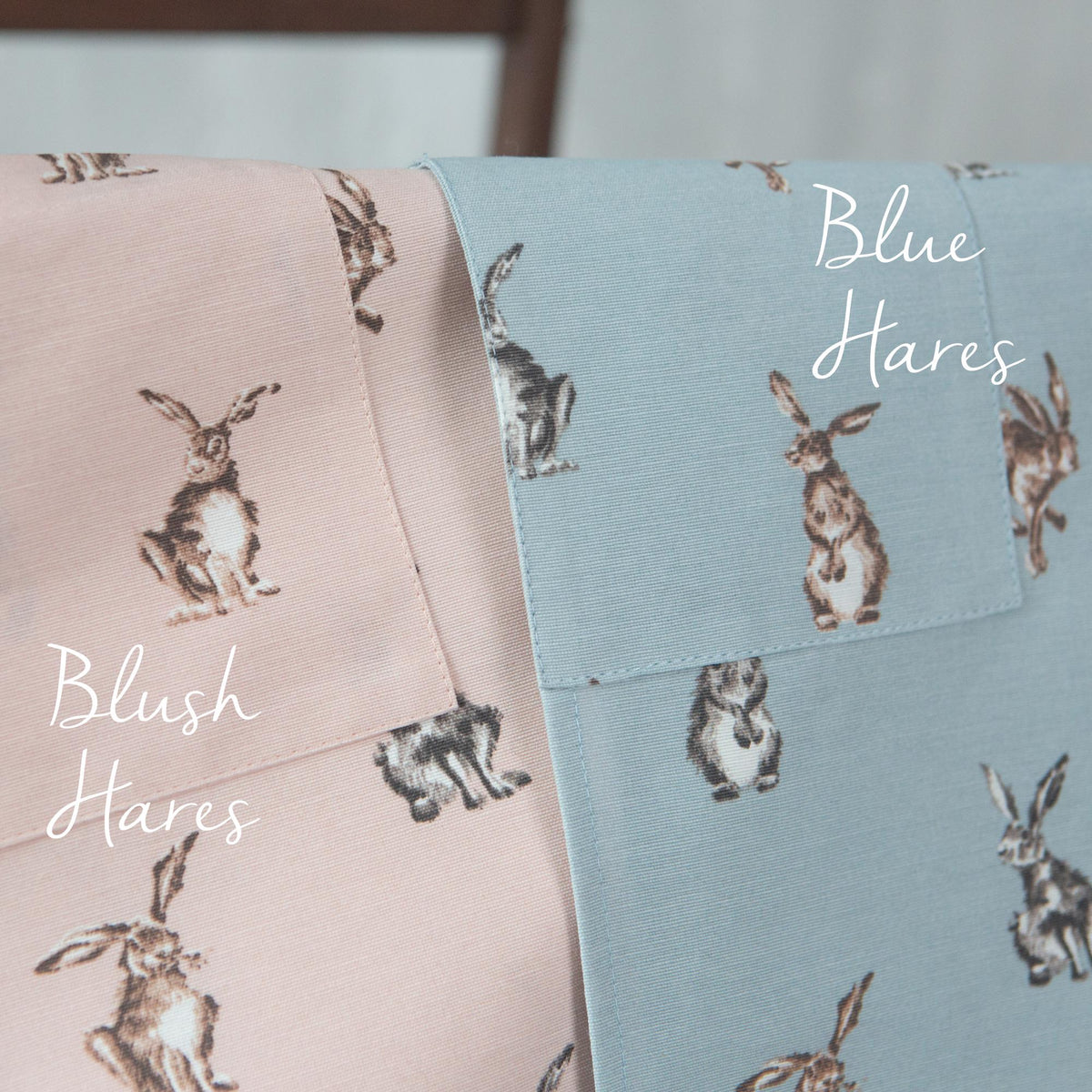 Dog print apron, fabric and print detail
