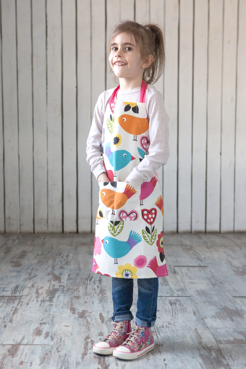 Birds Girls Apron | bunnystreet.com