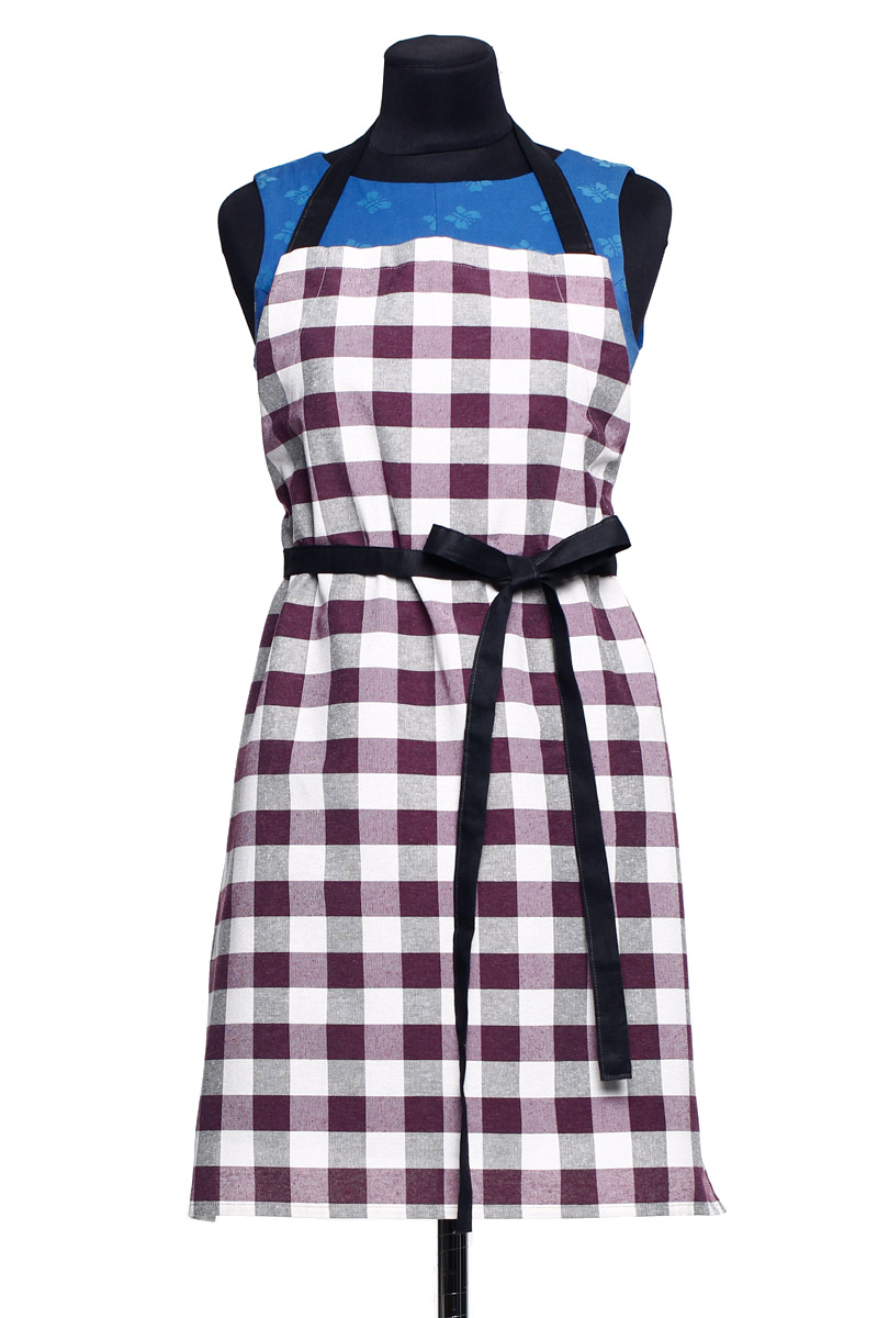 Purple Check Apron | bunnystreet.com