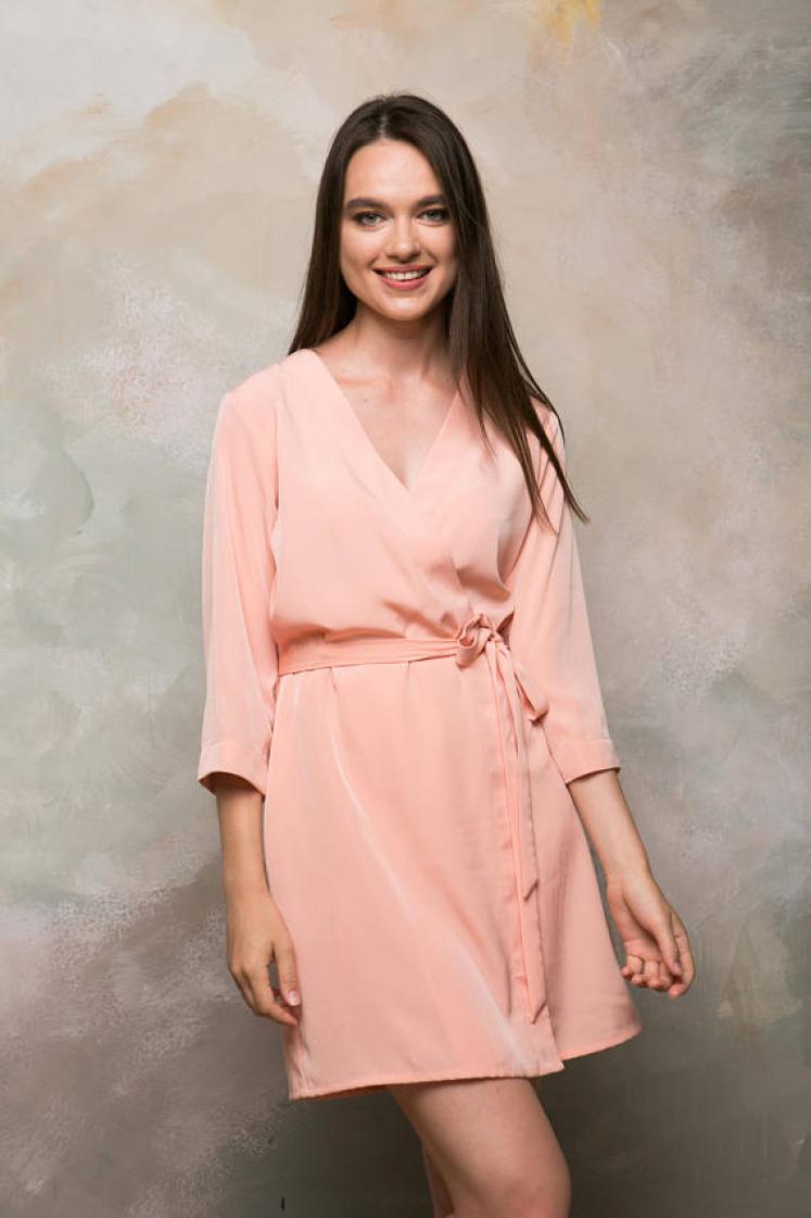 Peach dressing gown Clearance