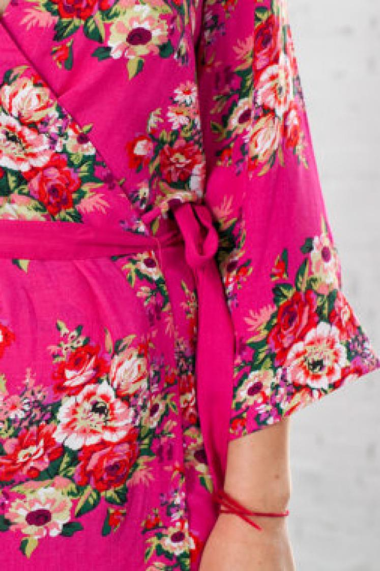 flower dressing gown