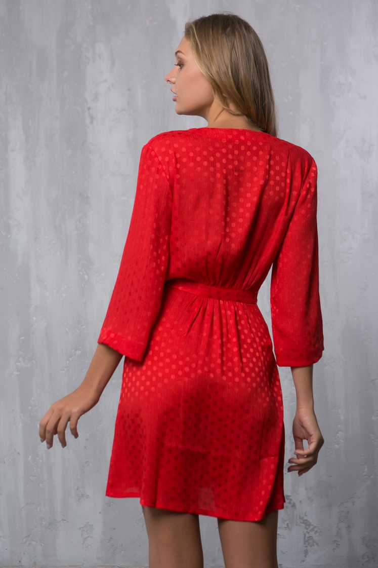 Red Polka Dot Robe | bunnystreet.com